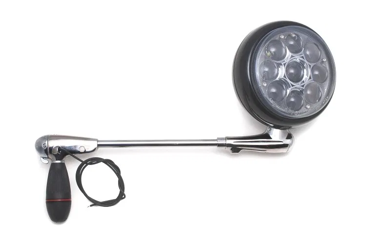 218016-0002 – UNITY Spotlight, 30 Watt LED 6 Inch Black Round Housing White Light Post Mount